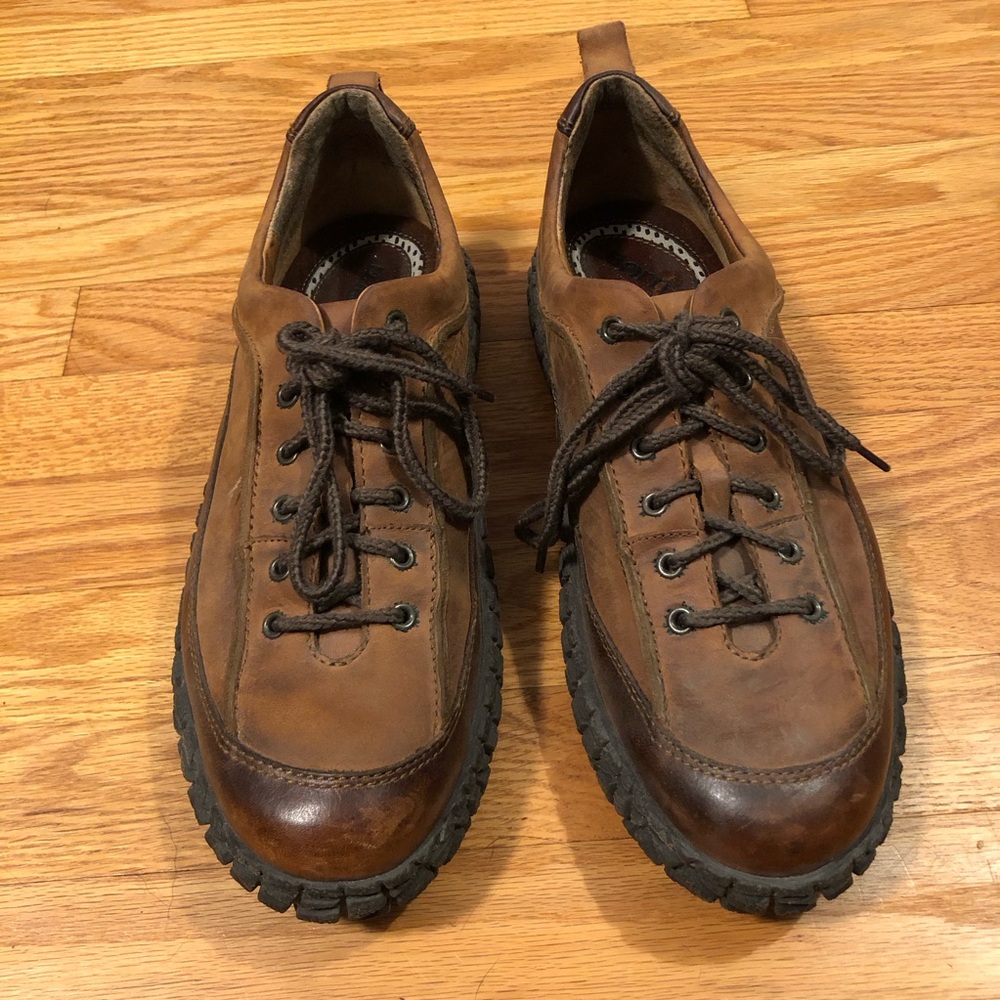 Born Bushveld Lace Up 2 Toned Brown Shoes Size 10.5 - Picture 2 of 10